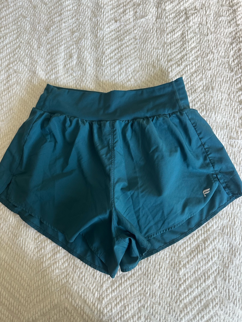 Fabletics Teal Athletic Shorts
